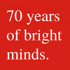 70th Anniversary: 70 years of bright minds